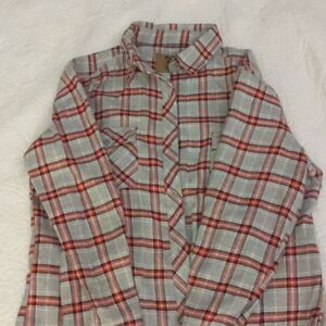 Juniors size L flannel shirt